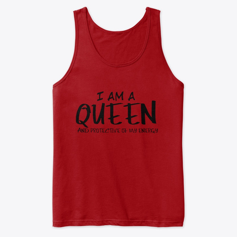 I Am A Queen T Red T-Shirt Front