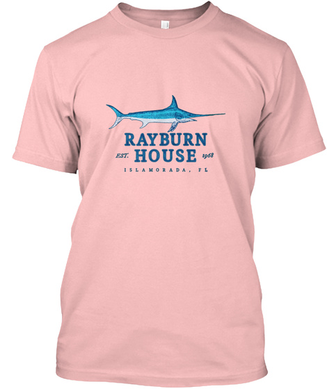 Rayburn House Pale Pink T-Shirt Front