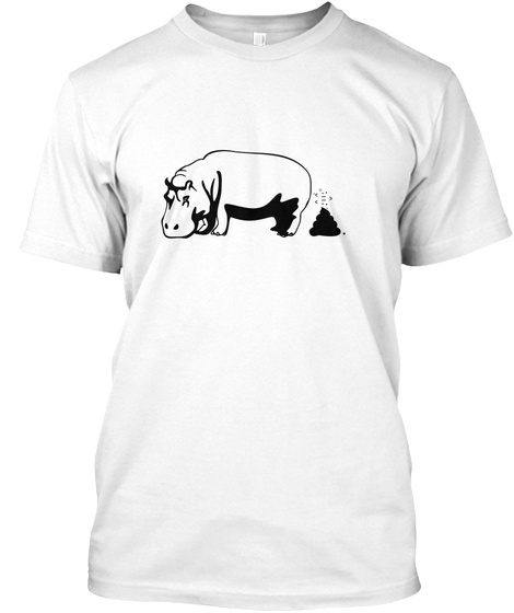 Hipposh#%*! White T-Shirt Front