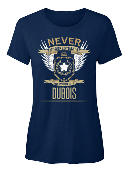 Dubois The Power Of  Navy T-Shirt Front