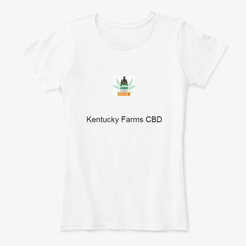 Kentucky Farms Cbd Pain Relief Benefits White áo T-Shirt Front