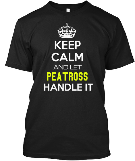 PEATROSS calm shirt Unisex Tshirt