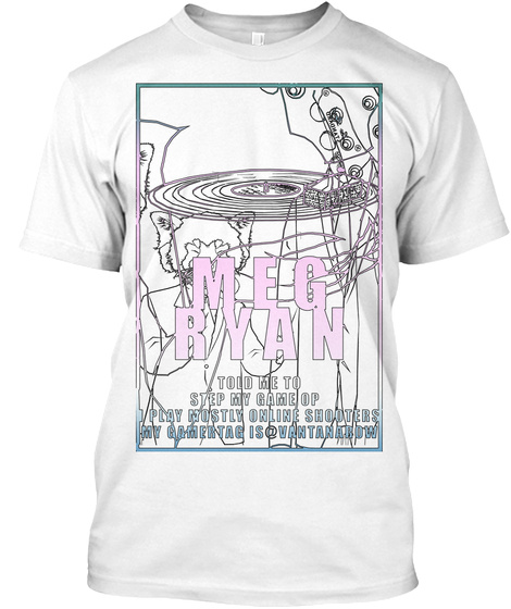 Meg Ryan White T-Shirt Front