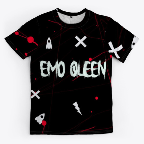 Emo Queen Shirt Black T-Shirt Front