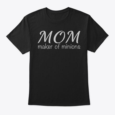 Cute Mom Life Shirt For Funny Best Mothe Black T-Shirt Front