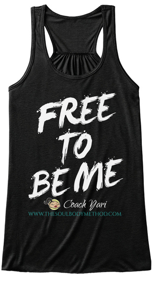 Free To Be Me Black T-Shirt Front