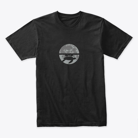 Flat Earth 1 👽 #Sfsf Black T-Shirt Front