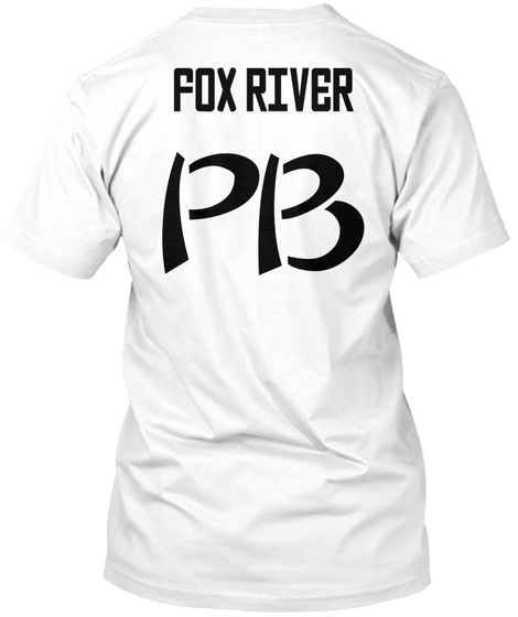 Fox River Pb White T-Shirt Back