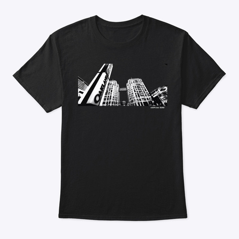 Oakland Black áo T-Shirt Front