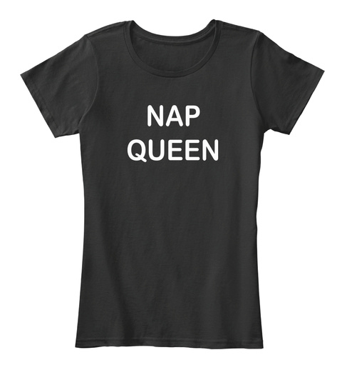 Womens Nap Queen Cotton Funny T-shirt
