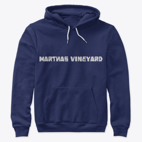 Martha's Vineyard Pull Over Navy T-Shirt Front