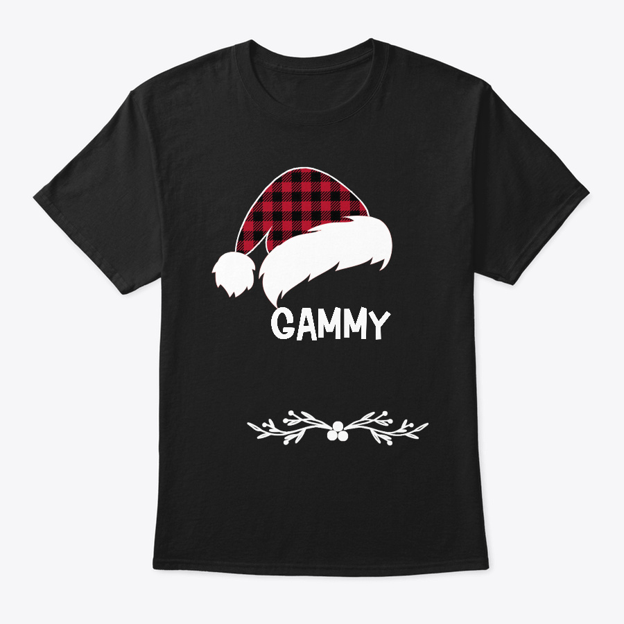 Gammy Plaid Pajamas Santa Hat Cool Xmas
