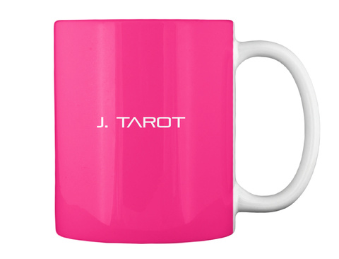 J. Tarot Hot Pink T-Shirt Back