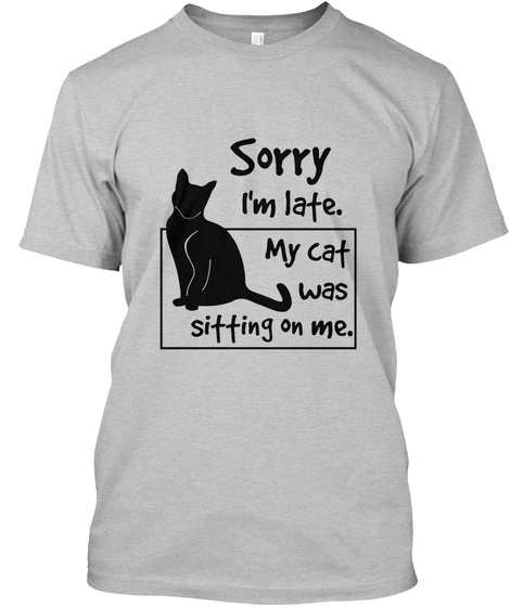 Funny Cat Owner T-shirt black image Unisex Tshirt