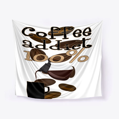 Coffee Drinkers (Addict 100% ) White Kaos Front