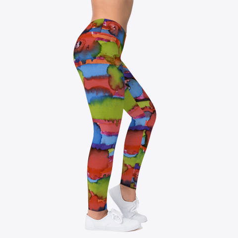 Alcohol Ink Design   Leggings And More! Standard T-Shirt Right