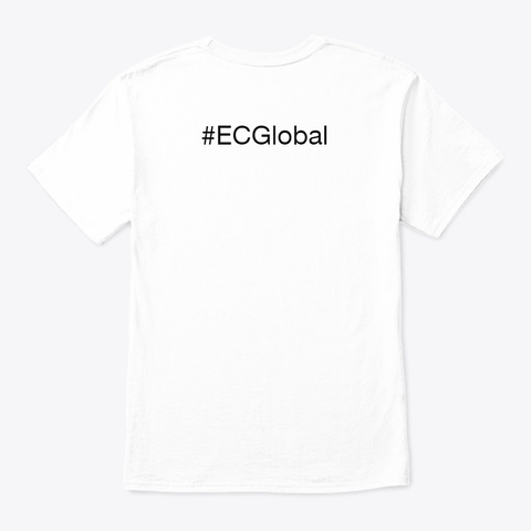 Ed Change Global Tee White T-Shirt Back