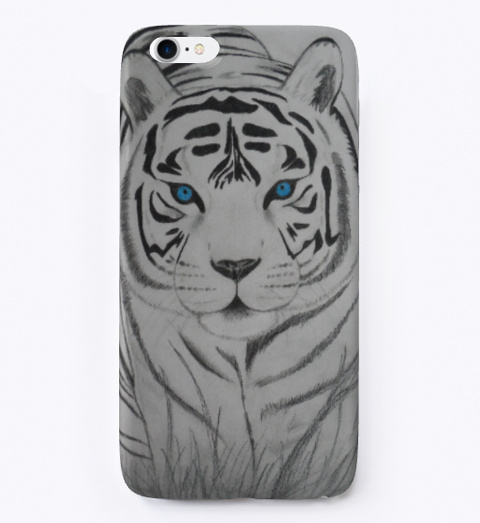 Siberian Tiger I Phone Print  Standard T-Shirt Front