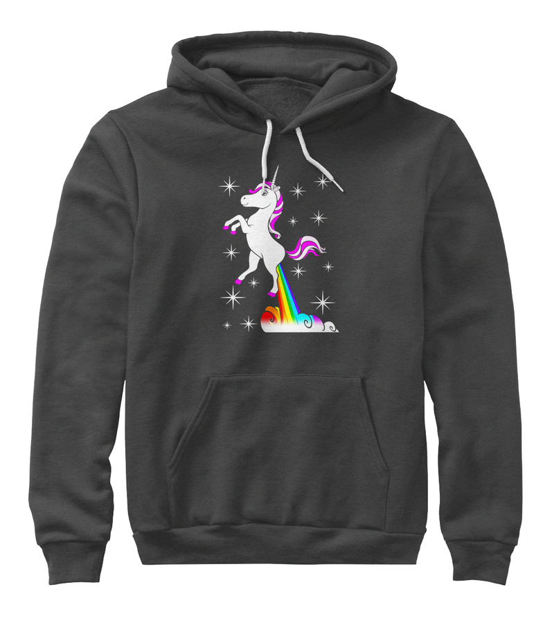 Unicorn Farting Rainbow Funny T-shirt Unisex Tshirt