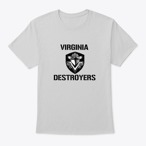 Virginia Destroyers Light Steel T-Shirt Front