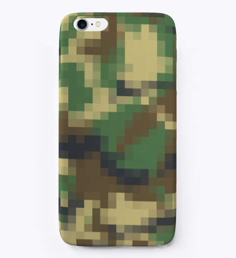 Digital Camouflage Camo Pixel Pattern  Standard T-Shirt Front