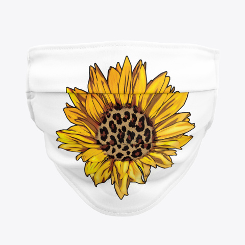 Awesome  Sunflower  Face Mask  Standard T-Shirt Front