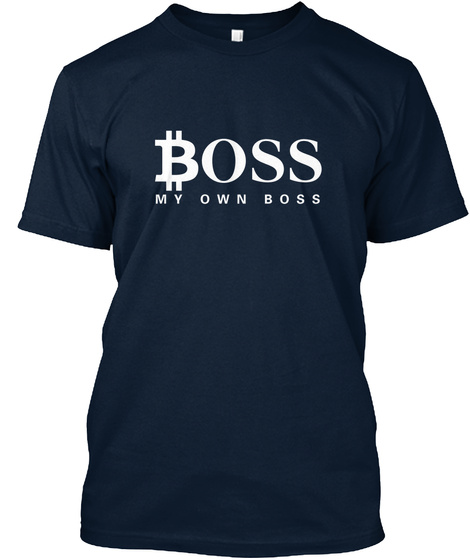 Boss My Own Boss New Navy T-Shirt Front