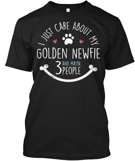 Cute Golden Newfie Dog Lovers Gift For Dog Moms And Dog Dads