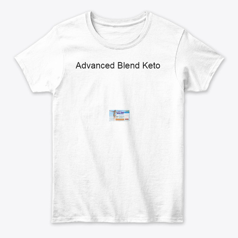 Advanced Blend Keto White T-Shirt Front