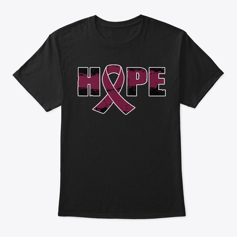 Fvl Awareness Hope Believe Love Fight Wa Black T-Shirt Front