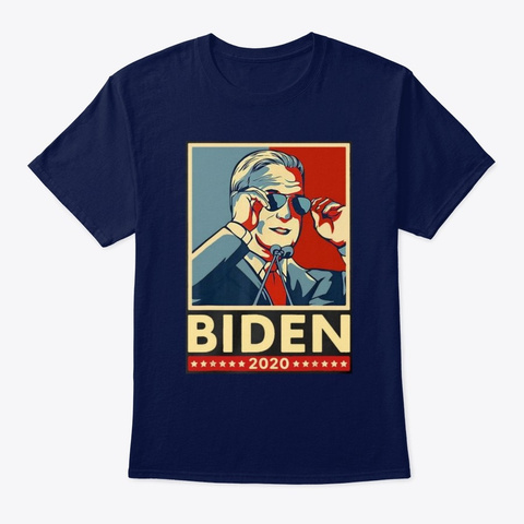 Biden 2020 T Shirt Navy T-Shirt Front