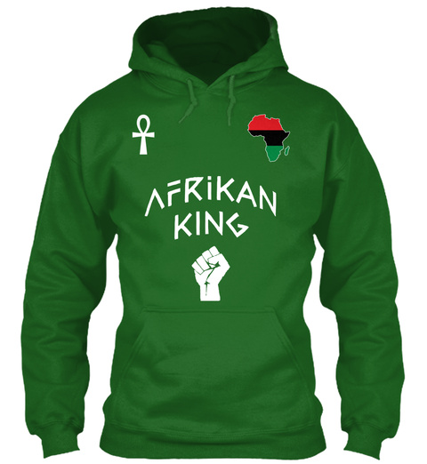 Afrikan King Irish Green T-Shirt Front