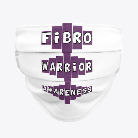 Fibro Warrior Awareness Mask Standard T-Shirt Front
