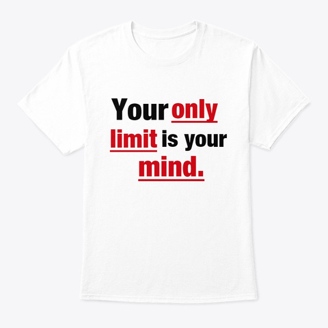 Limitless Mind White Camiseta Front