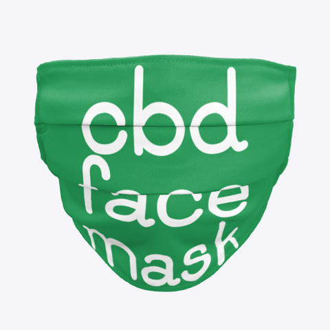 Cbd Face Mask Green T-Shirt Front