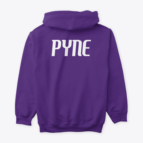 "Pyne Series" Skyris Hoodie Purple T-Shirt Back