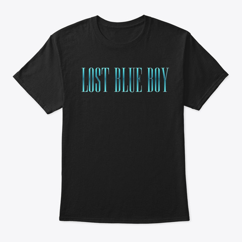 Lost Blue Boy Black T-Shirt Front
