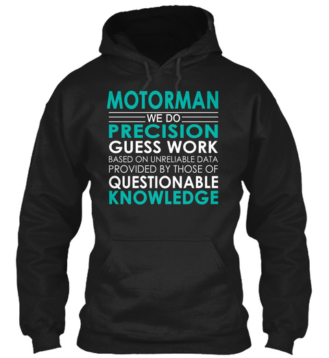 Motorman   We Do Black T-Shirt Front