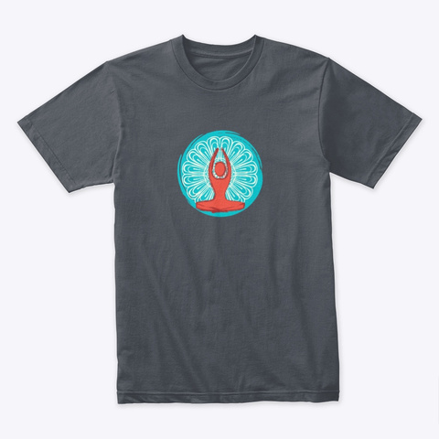 Meditation Mandala Heavy Metal T-Shirt Front