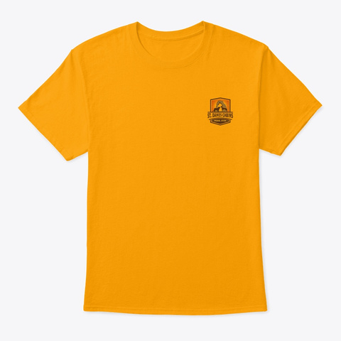 St. Dane's Color Logo Tshirt Gold T-Shirt Front