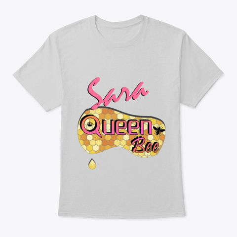Sara Queen Bee Light Steel T-Shirt Front