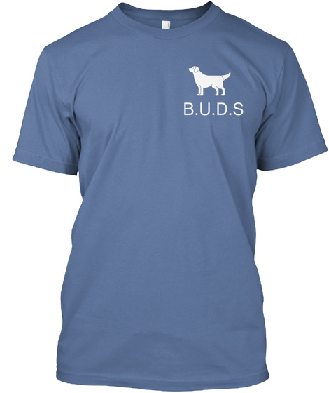 B.U.D.S Denim Blue T-Shirt Front