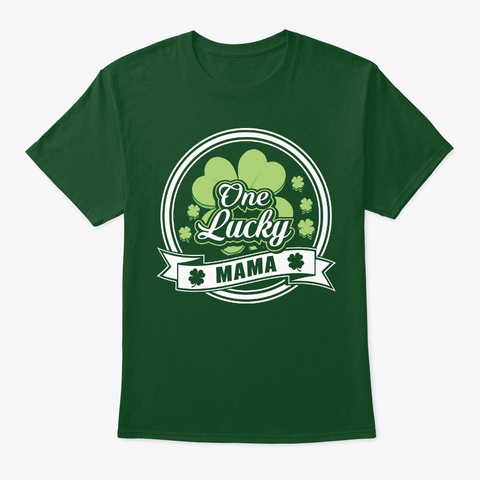 One Lucky Mama Saint Patricks Day Unisex Tshirt