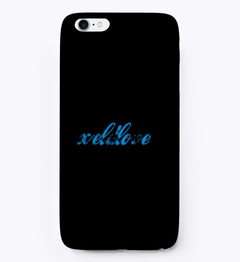 Xelf Love Phone Cover Black T-Shirt Front