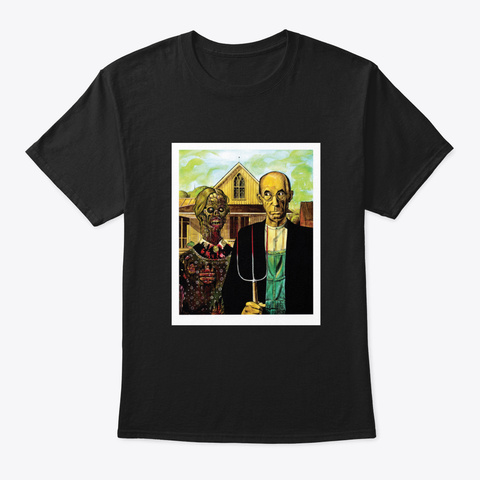 American Gothic Black T-Shirt Front