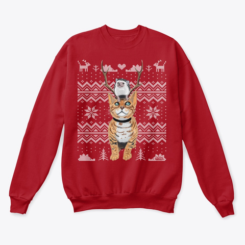 Christmas Sweater 2019! Deep Red  T-Shirt Front