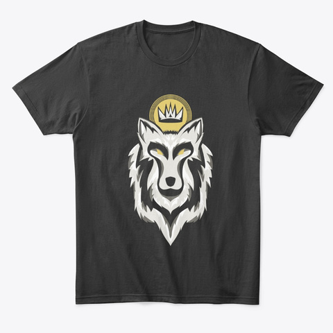Lucky Wolf Graphic Tee Black T-Shirt Front