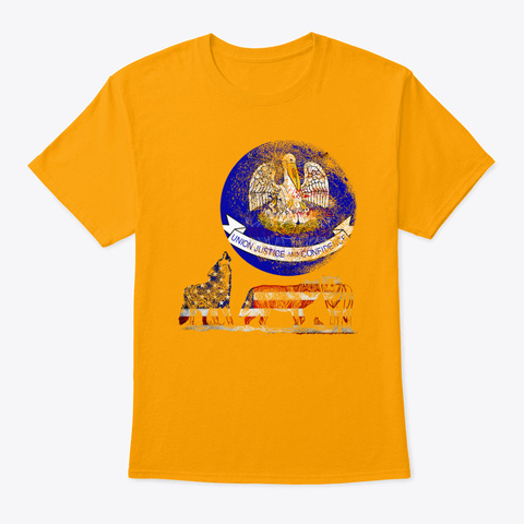 Wolf Pack Louisiana Gold T-Shirt Front