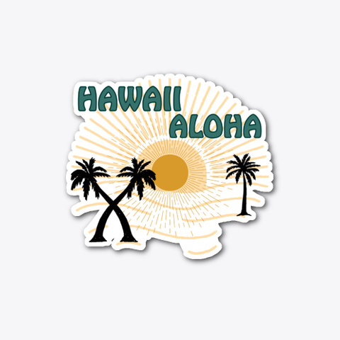 Hawaii Aloha Standard Kaos Front