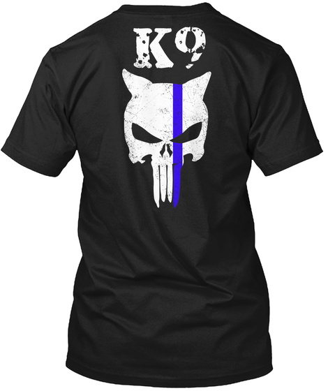 K9 Black T-Shirt Back